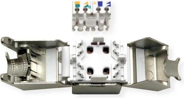 Produktbild Roline C6 Keystone STP180°,werkzeuglos (CAT6)