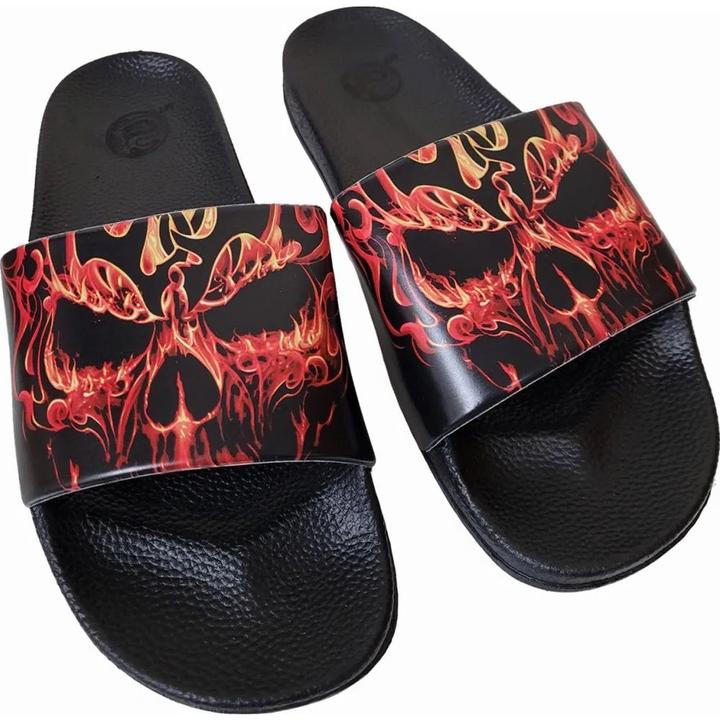 Actual product image Spiral Mens Skull Blast Sliders (38)