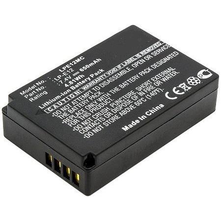 CoreParts Camera Battery for Canon (Akku), Kamera Stromversorgung, Schwarz