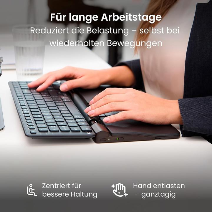 Actual product image Contour RollerMouse Pro WL Regular WR vegan leather retail (Cable, Wireless)