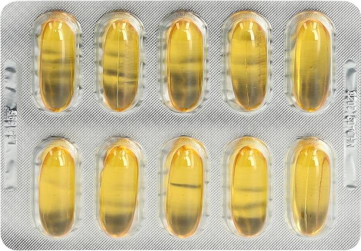 Produktbild Doppelherz Omega-3 1400 Hochdosiertes Omega-3-Konzentrat mit Vitamin E 30 Kapseln (30 Stk., Kapseln, 59.20 g)