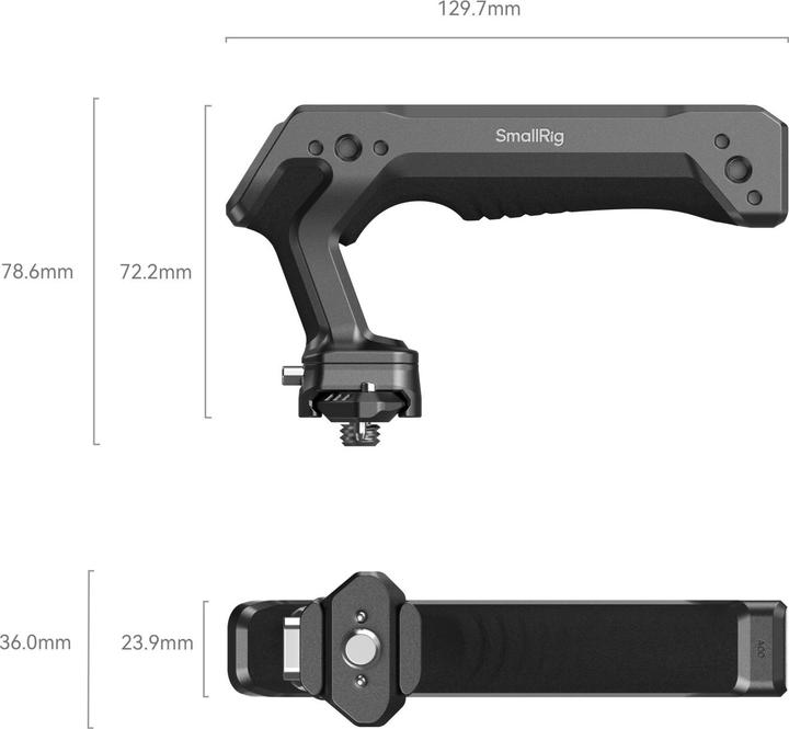 Immagine prodotto SmallRig 5632 HawkLock H21 Quick Release Top Handle (Gabbietta, Impugnatura)