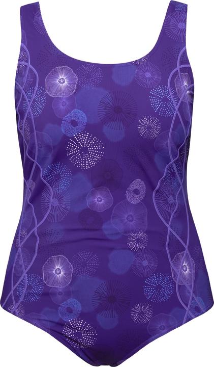 Image du produit Ulla Popken Maillot de bain sans bonnets moulés, méduses, fronces (42)