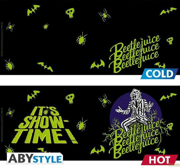 Actual product image GB Eye Tazza Beetlejuice : Beetlejuice - 460ml Heat Change (460 ml, 2 x)