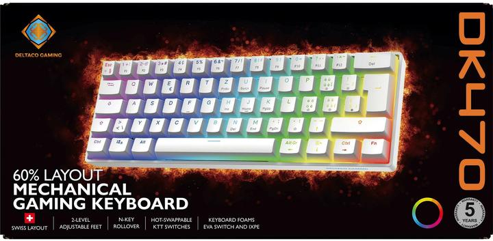 Productafbeelding Deltaco Gaming Mechanical Keyboard (Zwitserland, Bedraad)