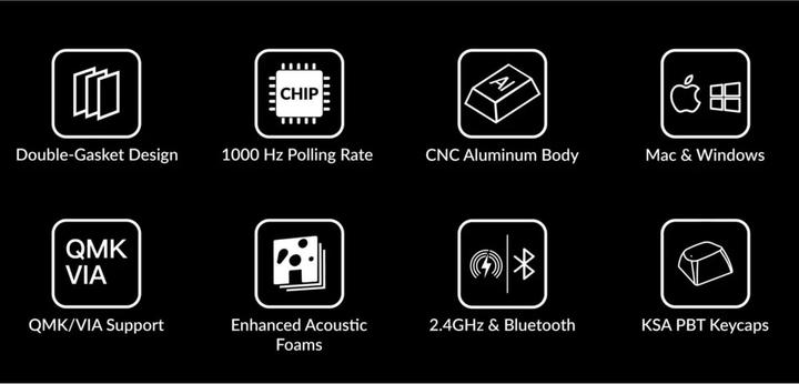 Actual product image Keychron Q0 Max (Numeric keypad, Cable, Wireless)