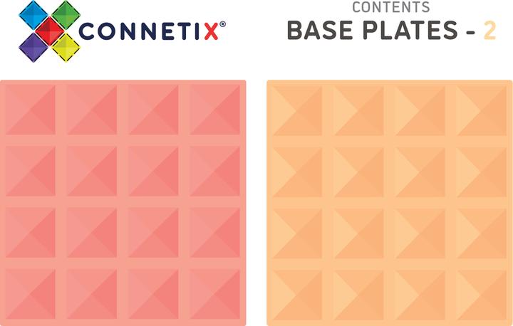 Produktbild Connetix 2 St. Basis Zitrone Pfirsich, Pastell
