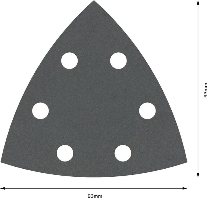 Produktbild Bosch Professional Zubehör PRO F355 Schleifblatt, 93 mm, G400 (400)