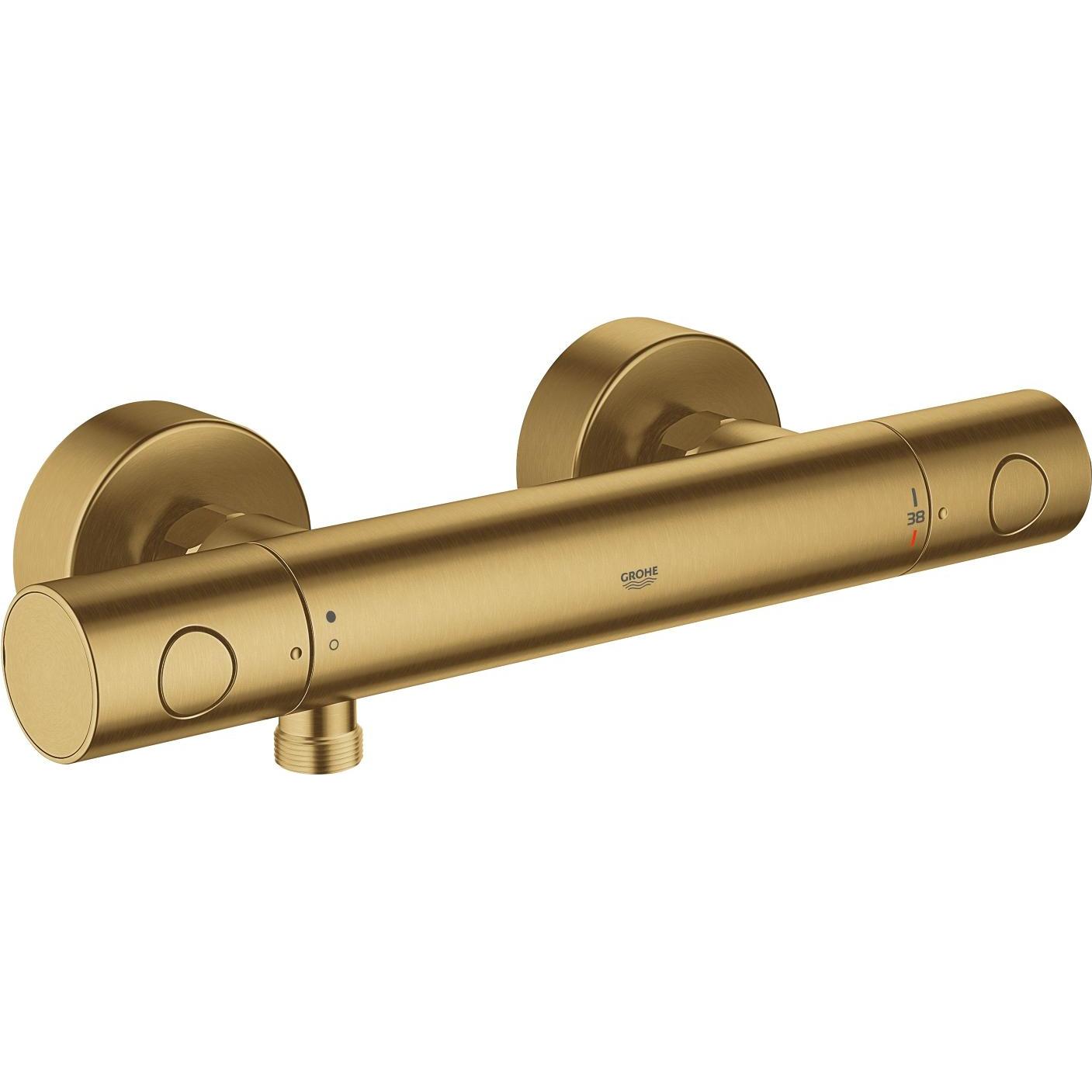 Grohe, Badarmatur, ThBrB GROHTHERM 1000 COSMOPOLITAN 1/2Zoll Cool Sunrise gebürstet