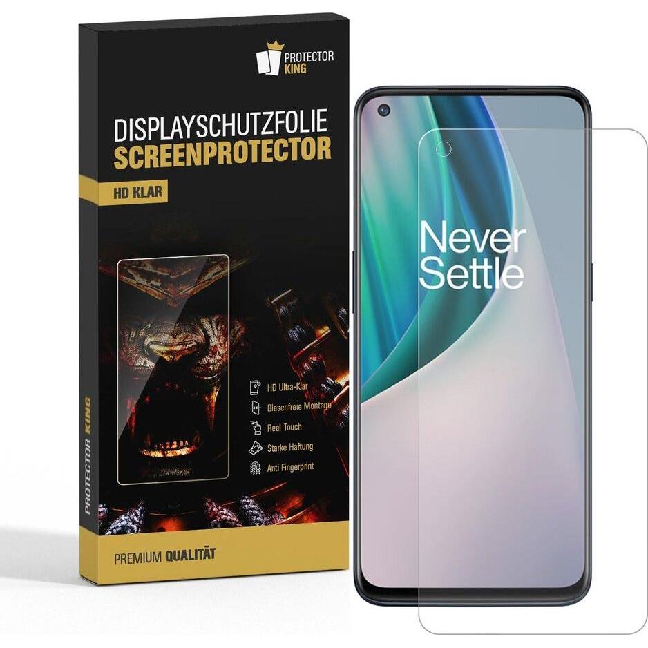 Protectorking 6x Premium Displayschutzfolie 3D KLAR (6 Stück, OnePlus Nord N10), Smartphone Schutzfolie
