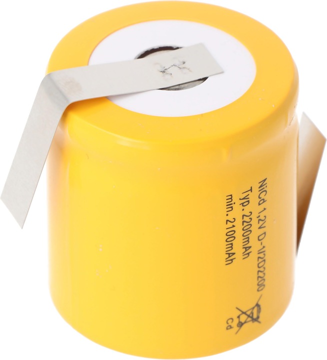Produktbild Saft Akku VRE 1/2 D, Mono 1/2 mit Lötfahne in Z-Form (1.20 V, 2500 mAh)