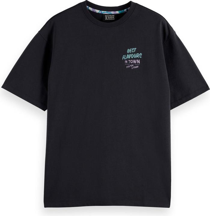 Actual product image Scotch & Soda Relaxed-fit front and back artwork T-shirt (M)