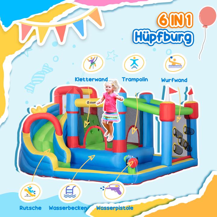 Actual product image Swisshandel24 Oxford fabric bouncy castle water park