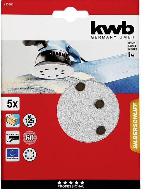 Produktbild kwb Klett-Haftscheiben, Wirkstoffbeschichtet (60)