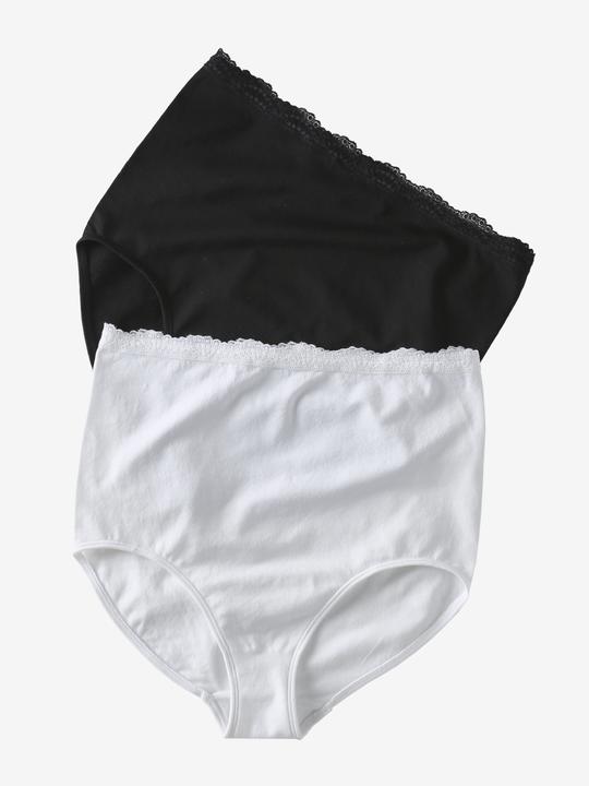 Immagine prodotto Envie de Fraise 2er-Pack nahtlose Umstands-Slips mit hoher Taille (40, Confezione da 2)