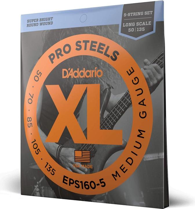 Produktbild D'Addario Eps160-5 (5x, E-Bass, 0.14")