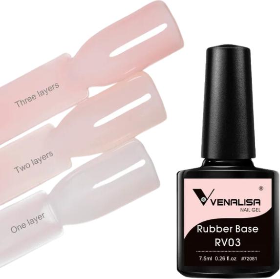 Produktbild Venalisa Rubber Base Coat UV/LED (hellrosa, Base Coat)