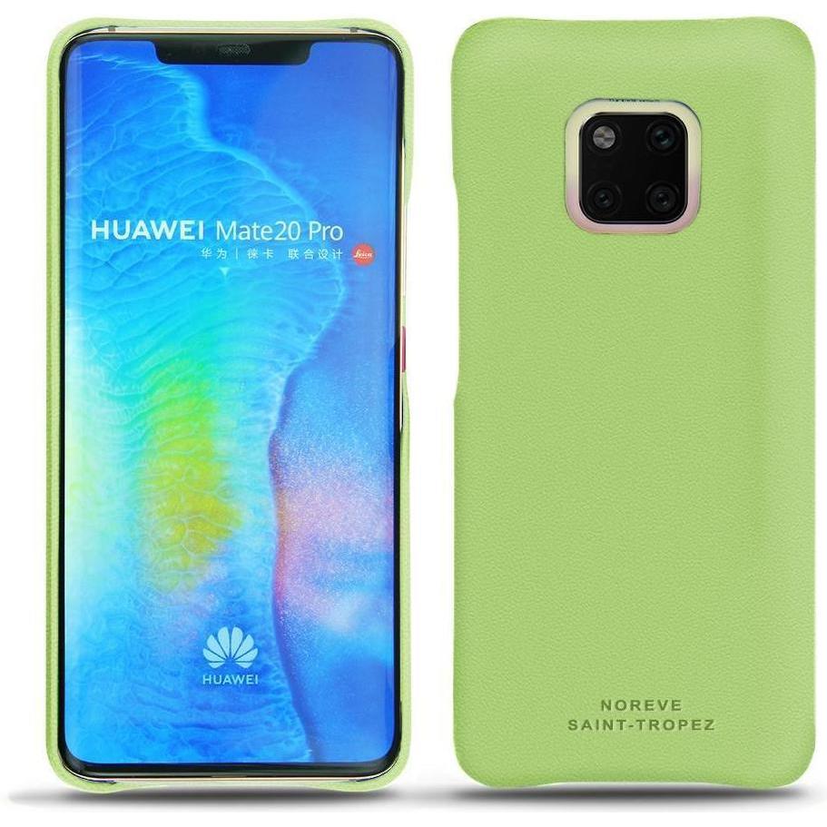 Thumbnail - Noreve Lederschutzhülle (Huawei Mate 20 Pro), Smartphone Hülle, Grün