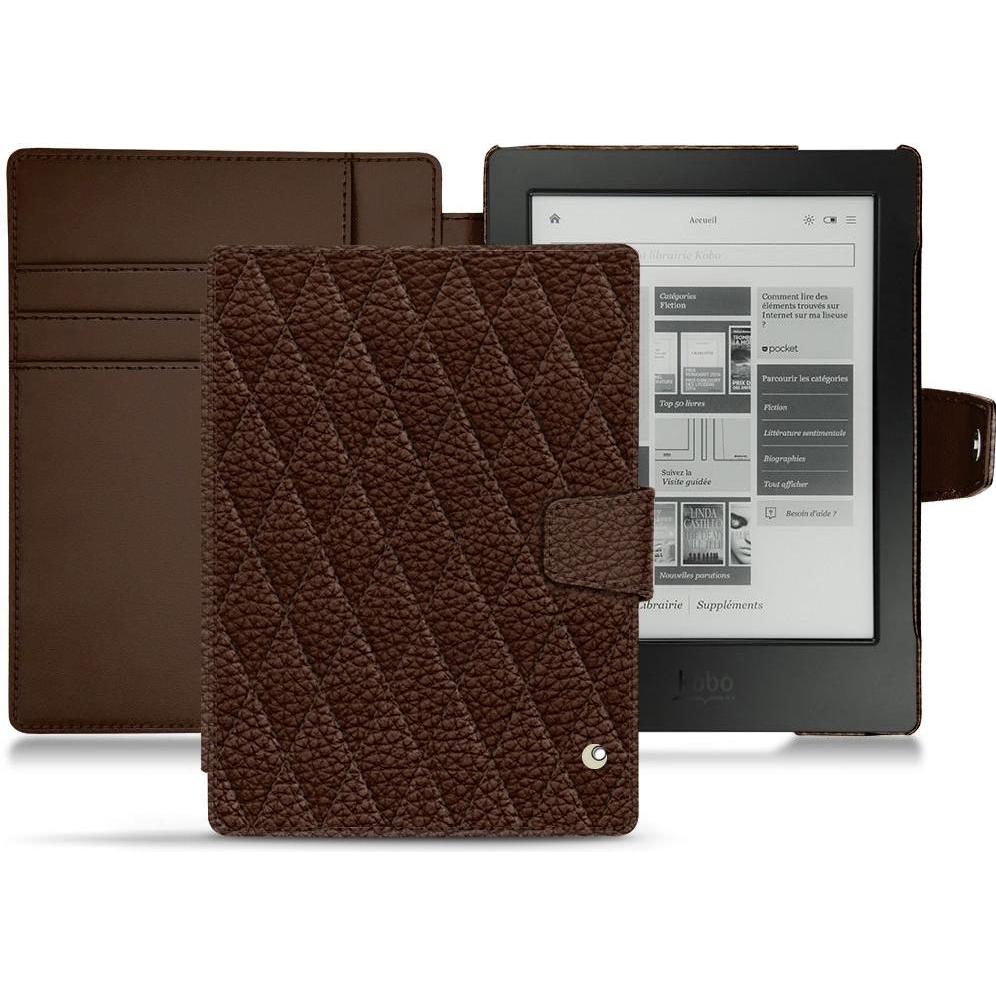 Noreve Lederschutzhülle Wallet (Aura H2O), Tablet Hülle, Braun