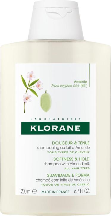 Actual product image Klorane Almond Shampoo (n) (200 ml, Liquid shampoo)