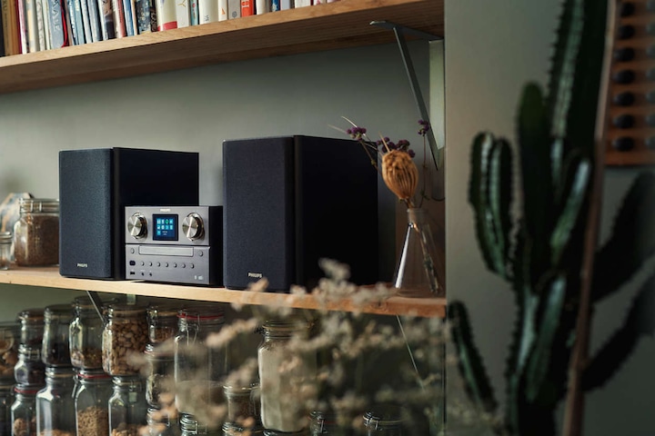 Image du produit Philips TAM8905/10 (Spotify Connect, Bluetooth, WiFi, Lecteur de CD, 1x 100 W)