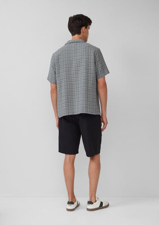 Produktbild S.Oliver Hemd Resort Fit: Strukturiertes Kurzarmhemd mit Reverskragen (S)