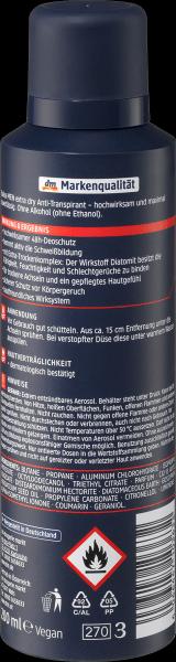 Produktbild dm Balea MEN Deospray Antitranspirant Extra Dry