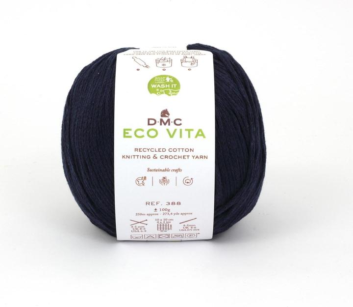 Actual product image DMC Wool Eco Vita 100 g, Dark Blue (250 m)