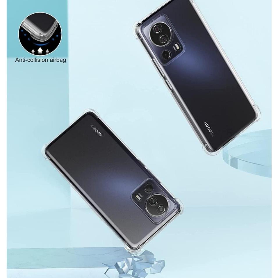 Thumbnail - Screenguard Xiaomi 13 Lite Hülle Crystal Soft Airbag Bumper (Xiaomi 13 Lite), Smartphone Hülle, Transparent