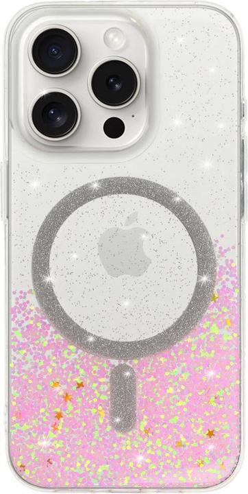 Actual product image Tel Protect Moonlite MagSafe-Hülle für iPhone 13 Pro Max, rosa transparent. (Apple iPhone 13 Pro Max)