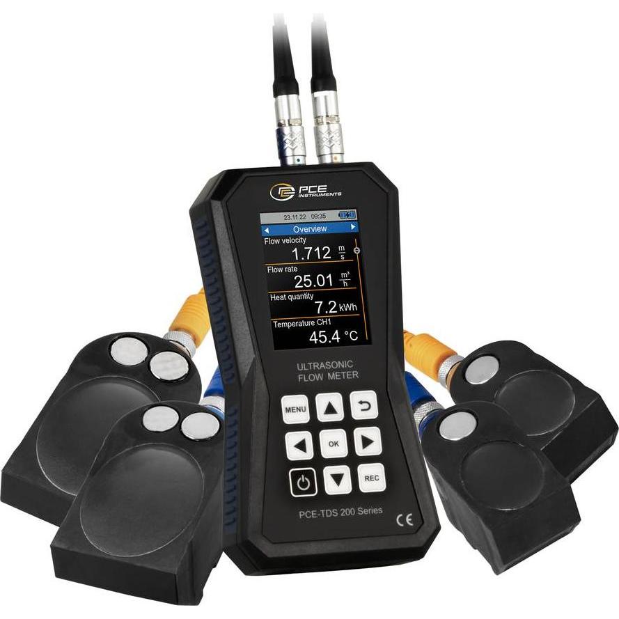 PCE Instruments, Rilevatore, Durchflussmesser + 4 Sens