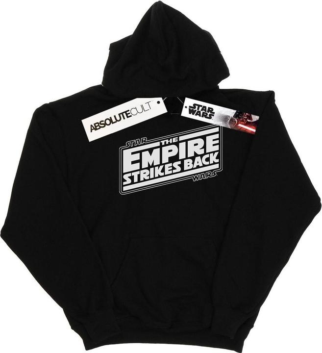 Immagine prodotto Star Wars The Empire Strikes Back Logo Felpa con Cappuccio Donna (L)