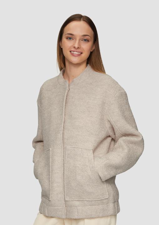 Image du produit S.Oliver Outdoor-Jacke Bouclé-Bomberjacke aus Wollmix (XL)
