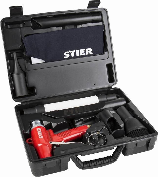 Actual product image Stier Switchable suction & blow gun set