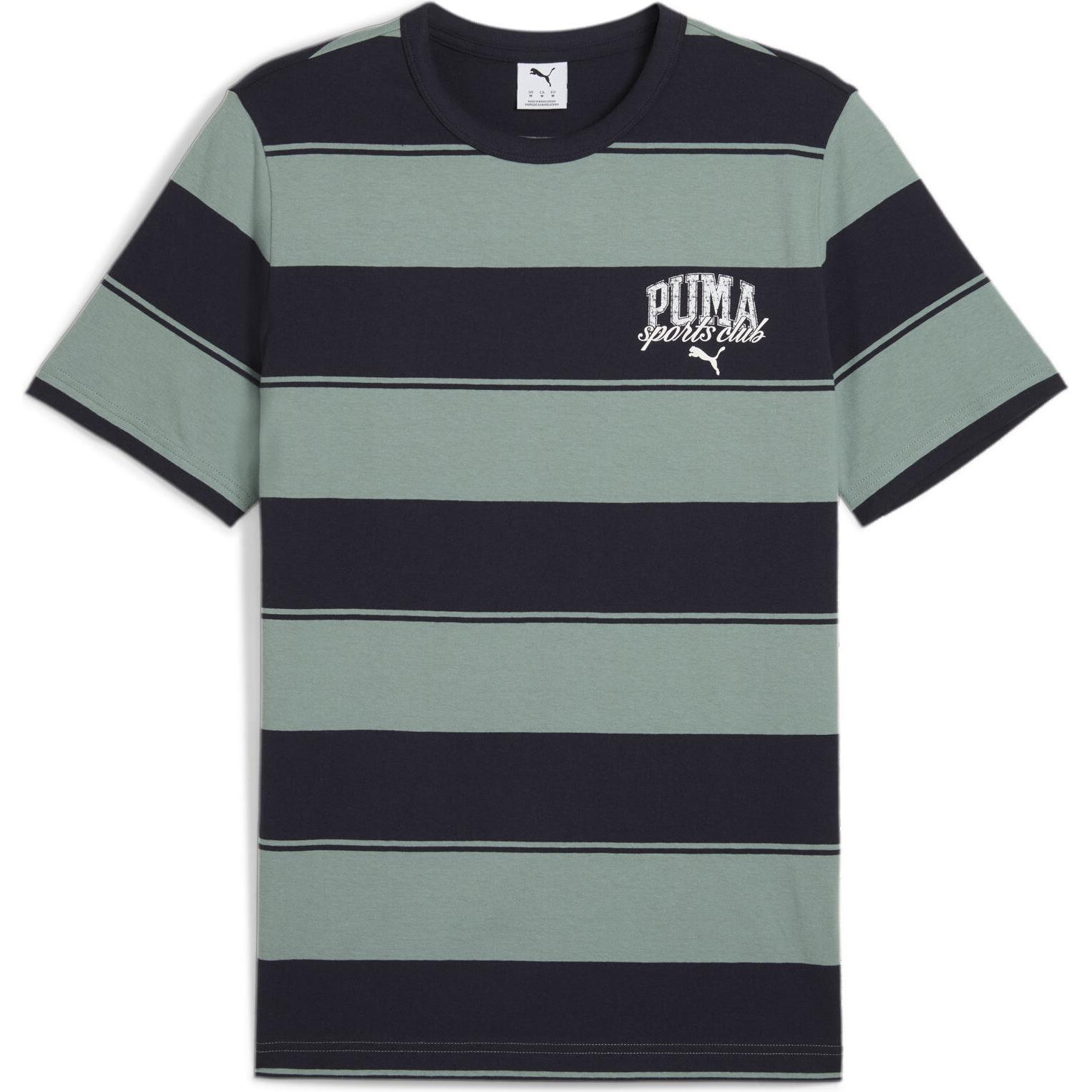 Puma, Herren, Sportshirt, CLASS Stripe AOP Tee (XXL), Grün, XXL
