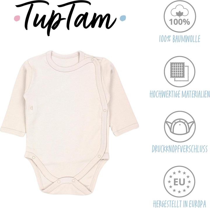 Produktbild TupTam Wickelbody Langarm - 5er Set (68)
