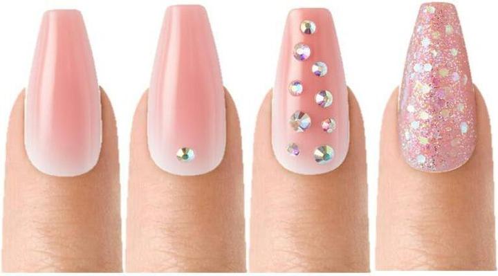 Actual product image KISS Jelly Fantasy Nails - Be Jelly (Artificial nails, Rose)