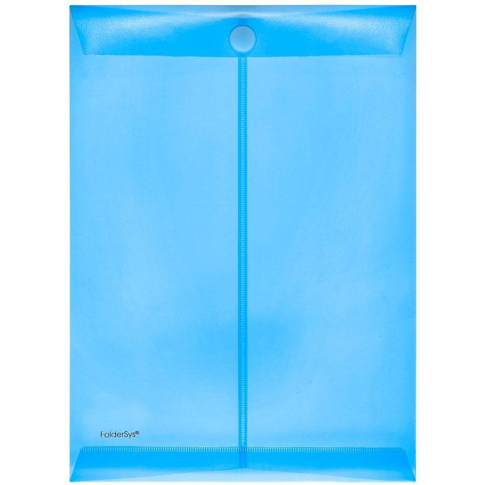 10x Foldersys, Mappe, Dokumententasche, DIN A4, Klettverschluss, PP (A4, 10 x)