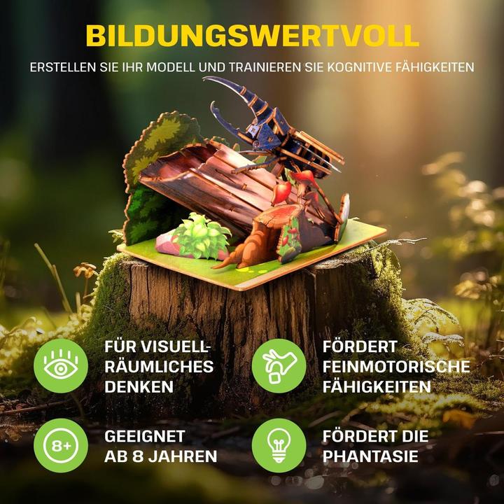 Produktbild Escape Welt Herkuleskäfer - 3D Holzmodell (59 Teile)