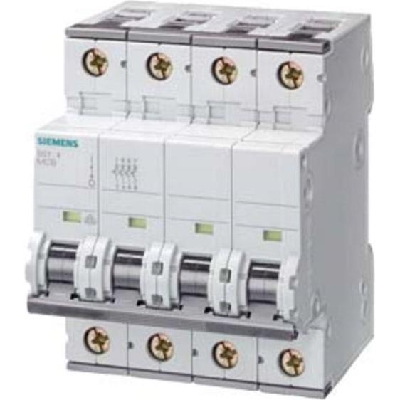 Siemens, Schutzschalter, SIEM 5SY6463-7 Leitungsschutzschalter 400V 6kA, 4pol., C, 63