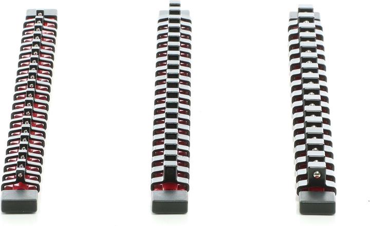 Immagine prodotto XPOtool 3x Supporto organizzatore per chiavi a bussola per 54 chiavi a scatola da 1/2", 1/4" e 3/8"
