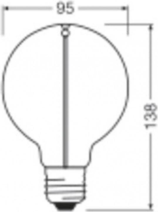 Immagine prodotto Ledvance Lampada a LED (E27, 2.20 W, 120 lm, 4 x, G)