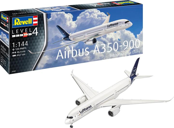 Actual product image Revell Airbus A350-900 Lufthansa New Livery