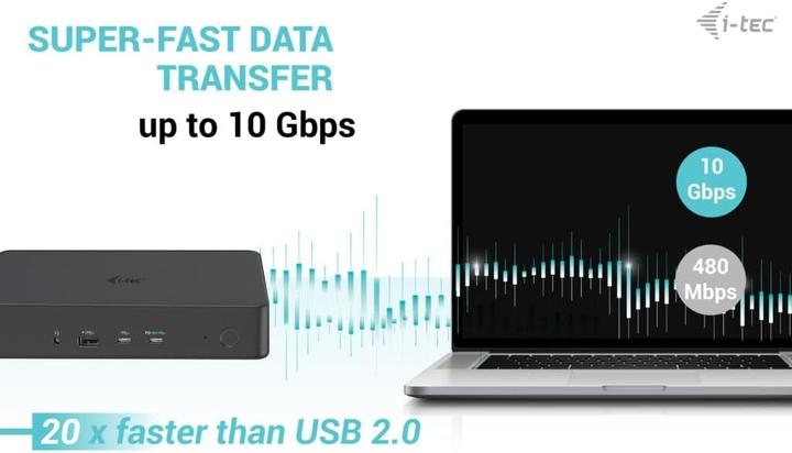 Immagine prodotto i-tec Cadual4kdockpd2 (Thunderbolt, USB-C, 13 porte)
