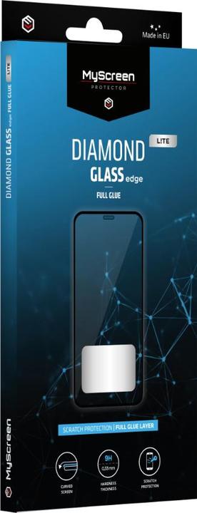 Actual product image MyScreen Protector MS Diamond Glass Edge Lite Realme C31 C35 Full Glue CzarnyBalck (1 Piece, Realme C31)