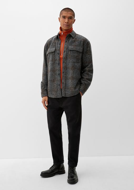 Immagine prodotto s.Oliver Hemd Hemd aus Wollmix (XL)