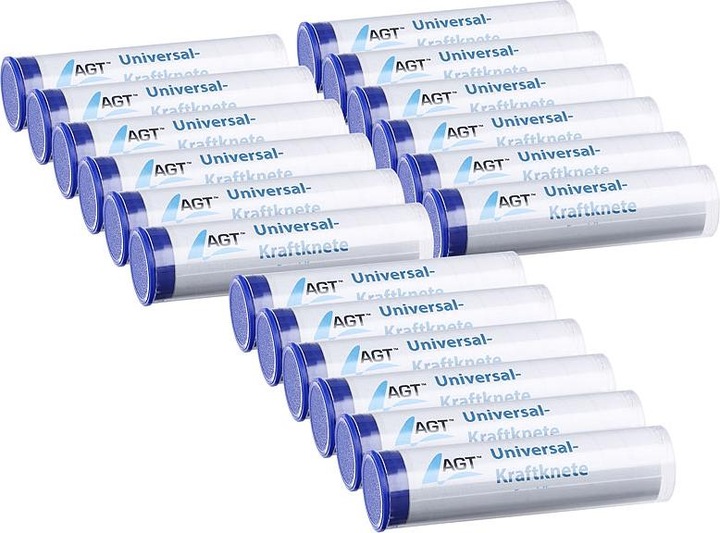 Produktbild AGT 6er-Pack Universal-Kraftknete: 2-Komponenten-Kleber aus Epoxidharz (56 g)
