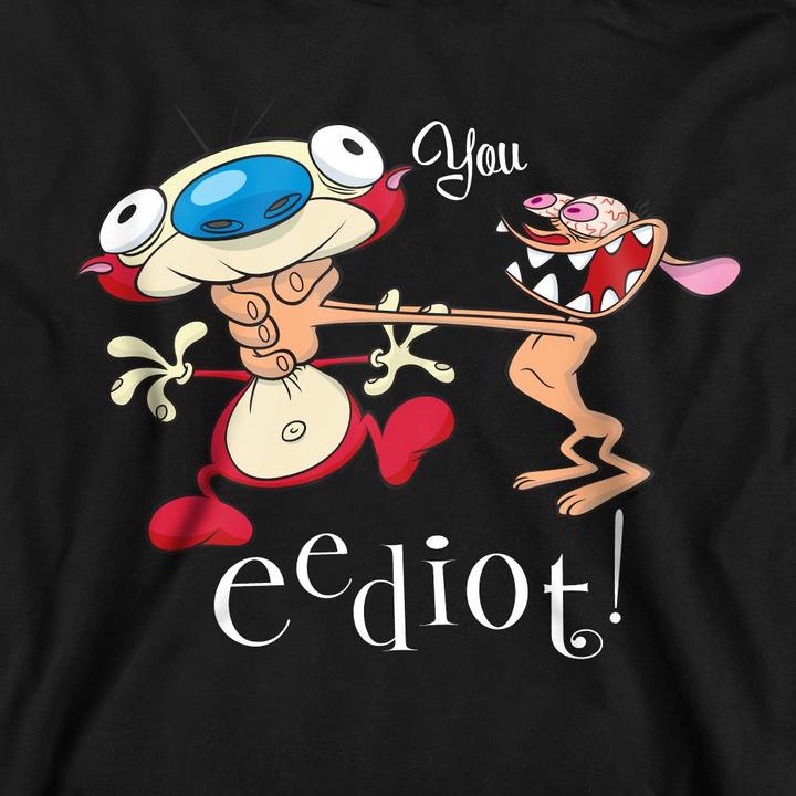 Actual product image Ren & Stimpy Unisex Adult You Eediot Sweatshirt (M)