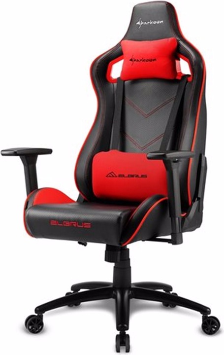Sharkoon Elbrus 2 Gaming Seat Bk/Rd Gaming Seat