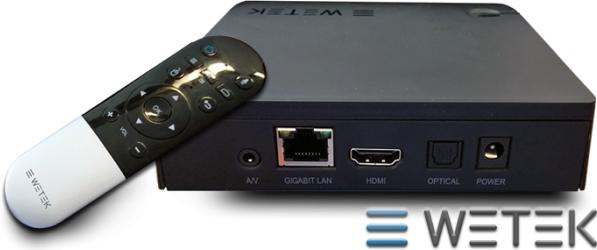 Actual product image WeTek Core, Android & Kodi, 4K (IPTV (ready), Web TV)